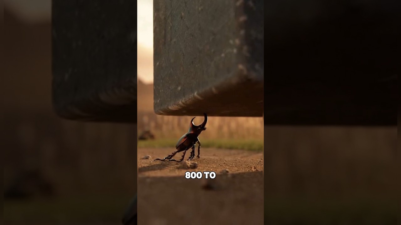 This Beetle Can Lift 1000x Its Body Weight