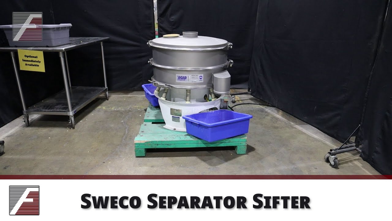 Sweco Separator Sifter Demonstration