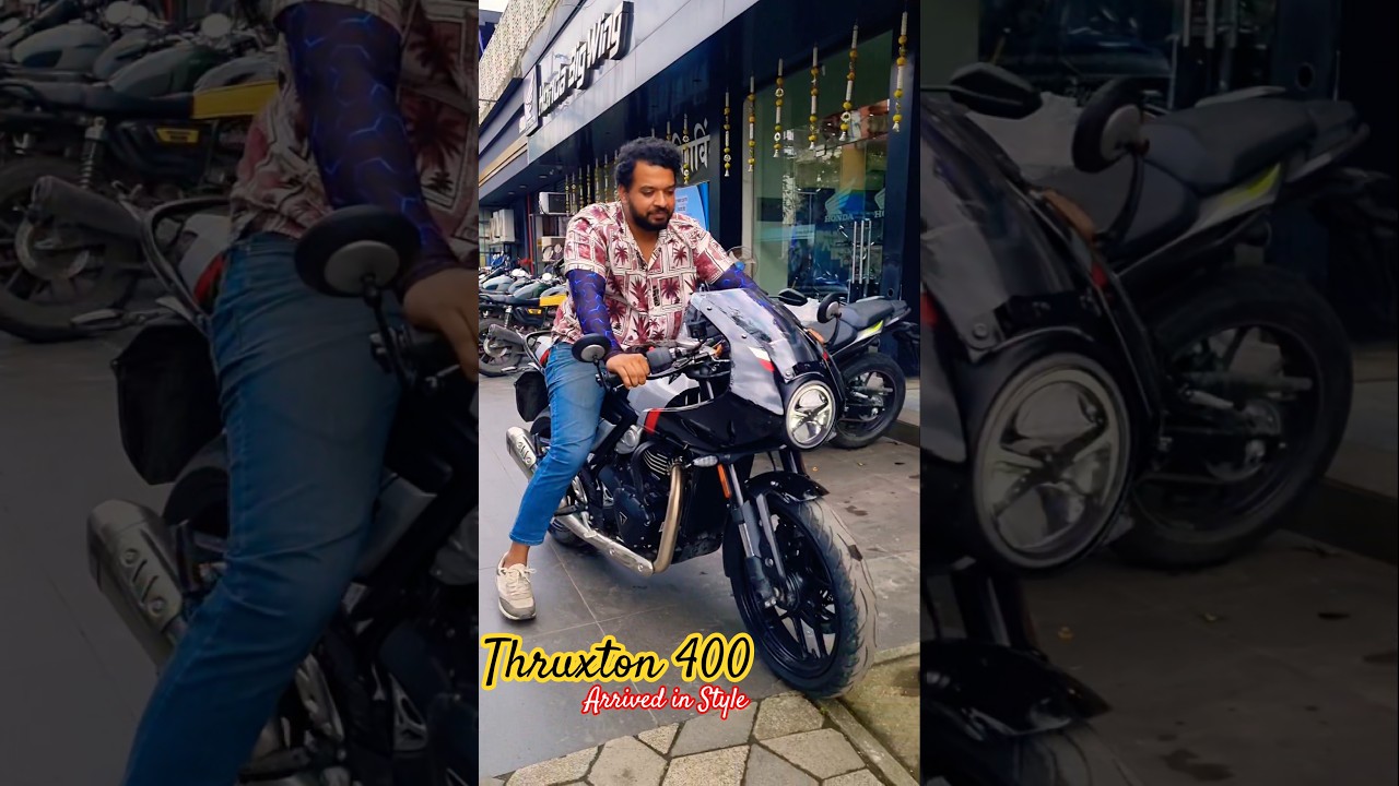 Triumph Thruxton 400 Arrived in Style 