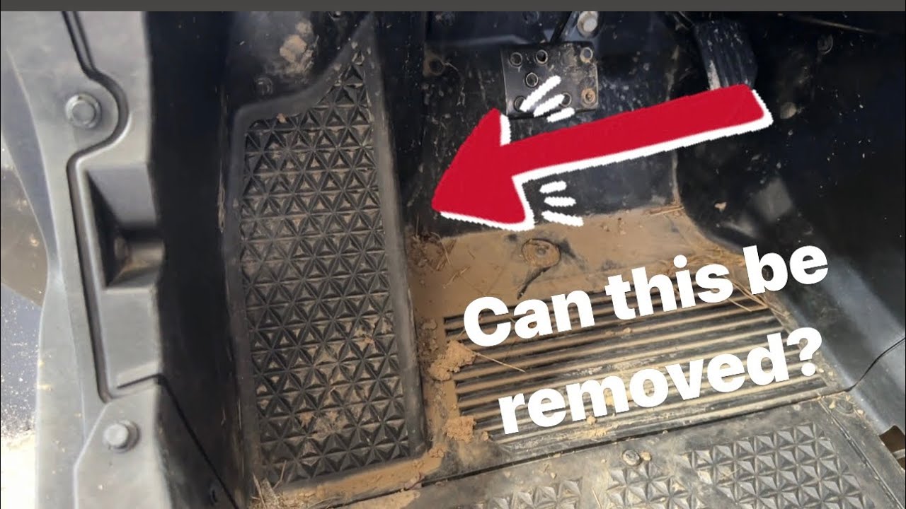 I Removed The Dreaded Driver Foot Brace On The Honda Talon. A Must Do Modification For Tall Drivers.