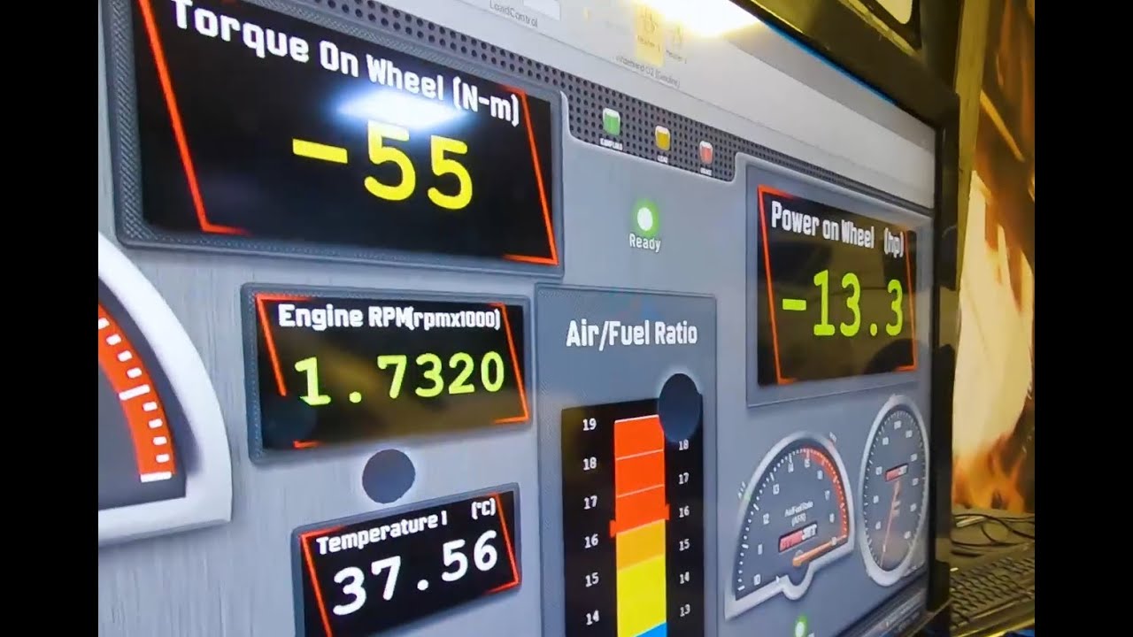 Toyota Cressida with 22r motor on dyno