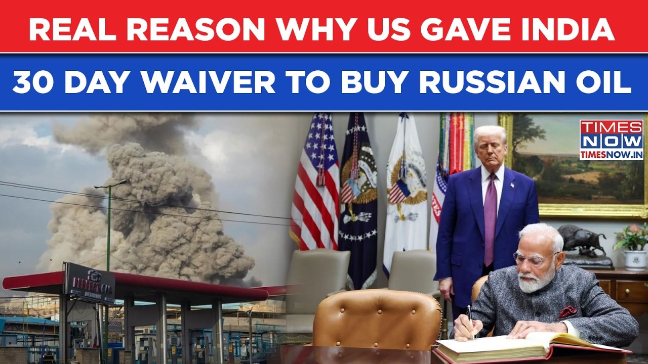 Iran War: US’ 30-Day Waiver For India To Buy Russian Oil As Tehran Closes Strait Of Hormuz| Watch
