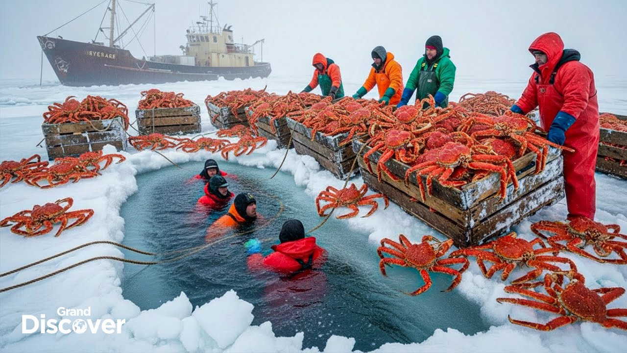 Alaska’s Deadliest Catch: $1.2 Million of Red King Crab Beneath 3 Meters of Ice