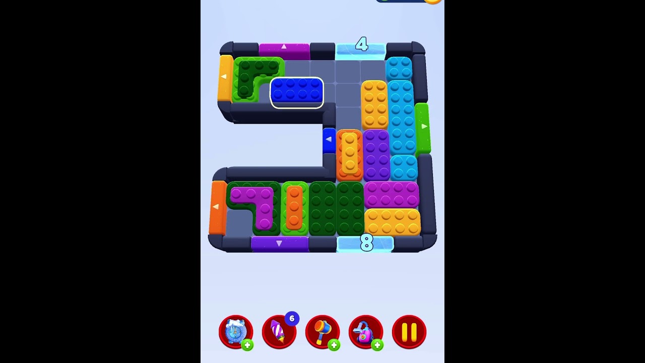 Color Block Jam level 449 #games #solution #gaming #gameplay #walkthrough #solved #puzzle #&ccedil;&ouml;z&uuml;m