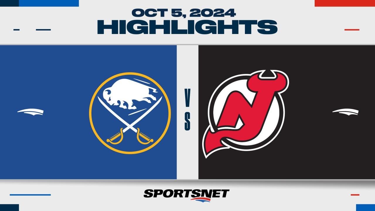 NHL Global Series Highlights | Sabres vs. Devils - October 5, 2024