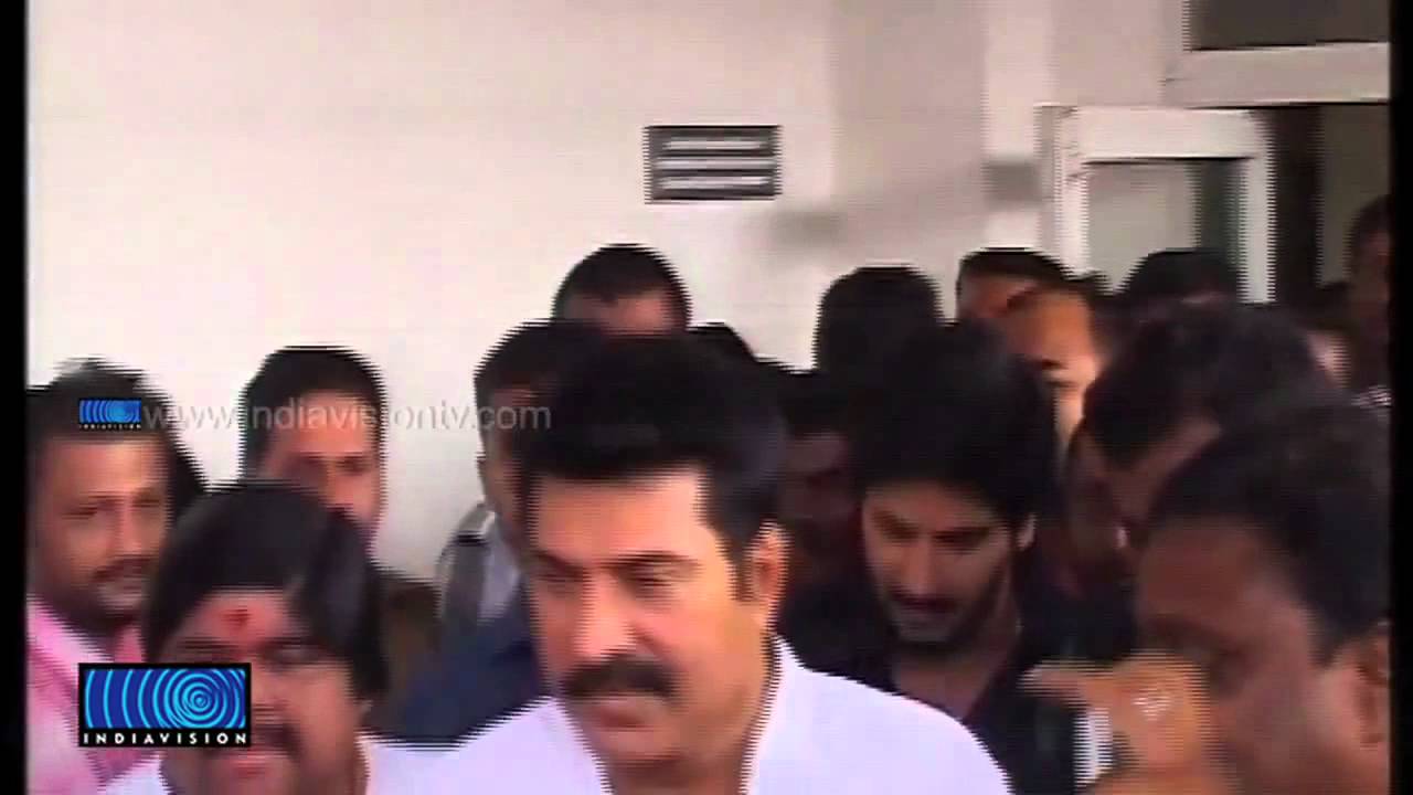 Mammootty and Dulquer Salmaan Visited Thilakan in Hospital - Pray for our Thilakan