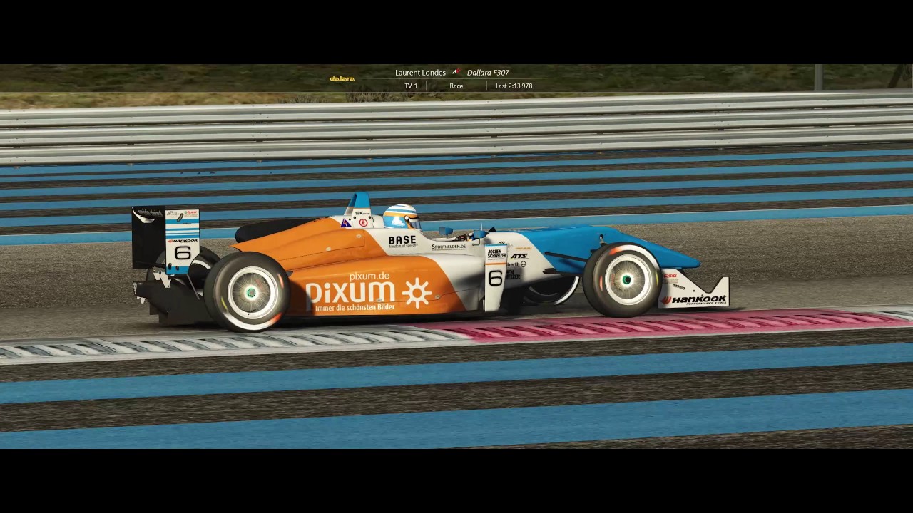 Dallara F312 v3.0 @ Paul Ricard - AI race