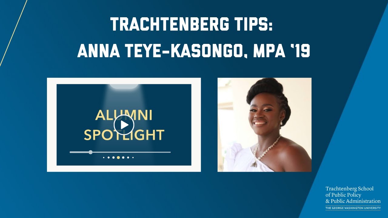 Anna Teye-Kasongo, MPA ‘19