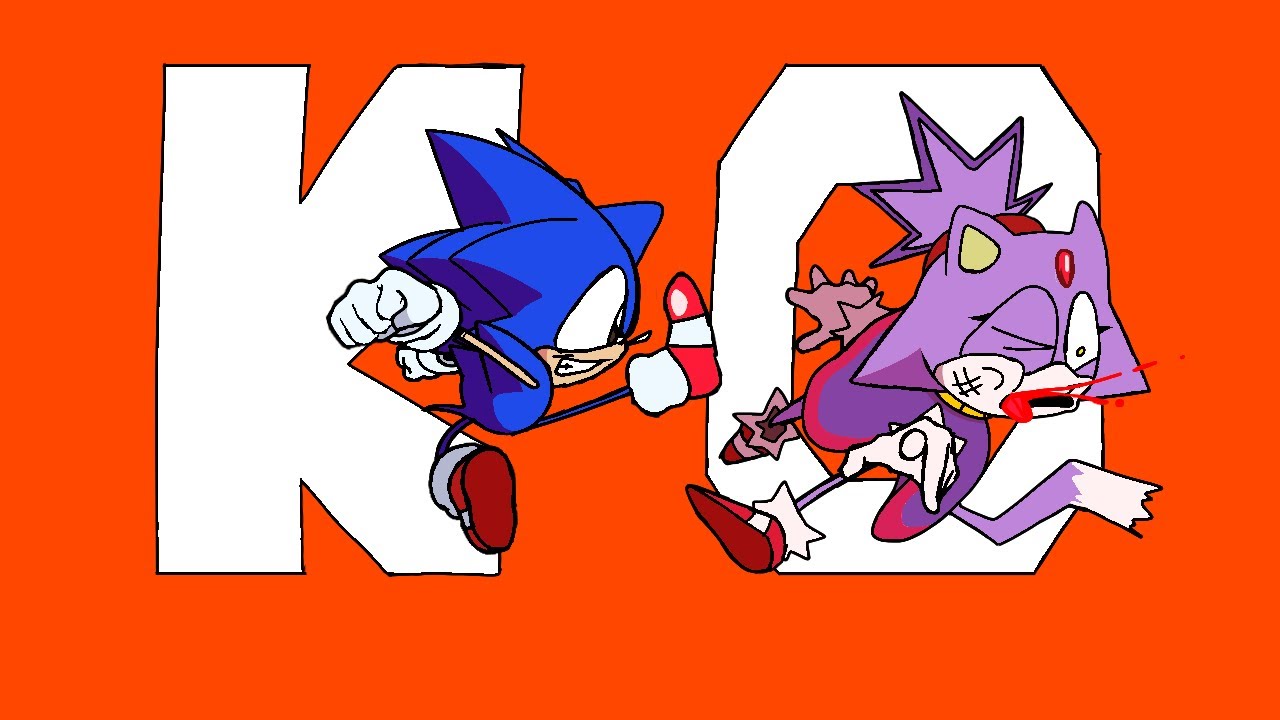 Sonic breaks character (and blaze&rsquo;s face)