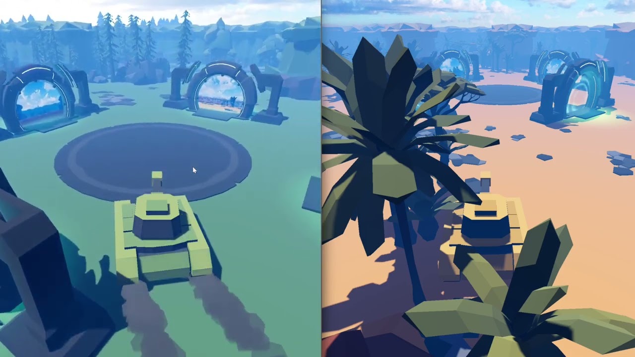 This Tank Game made possible with Godot Visual Effects Pack | VFX | Particle effects | EffectBlocks