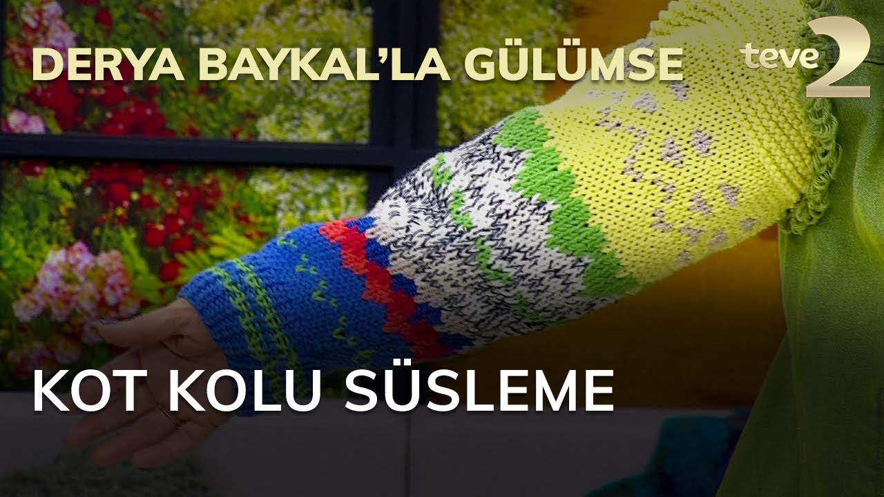 Derya Baykal'la Gülümse: Kot Kolu Süsleme