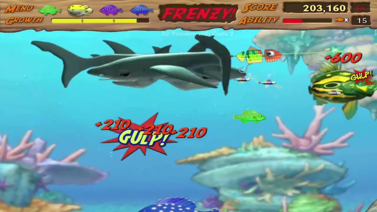 Feeding Frenzy 2 - Non-shadow FF1 Fishs Ep.4