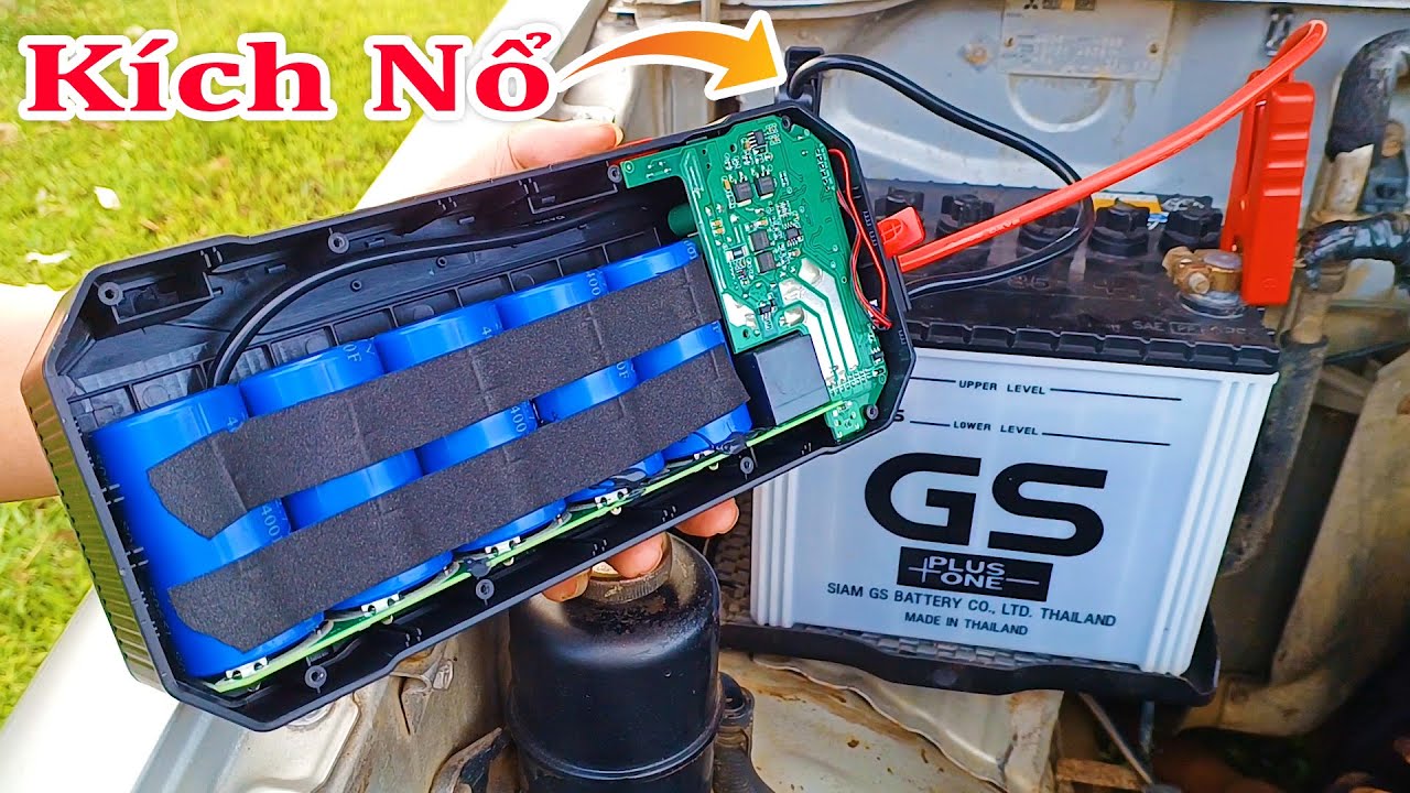 Cục Sạc Dự Phòng 1200A Này Đề Nổ được ô tô tải luôn mới ghê - Mạnh Khủng Khiếp quá !