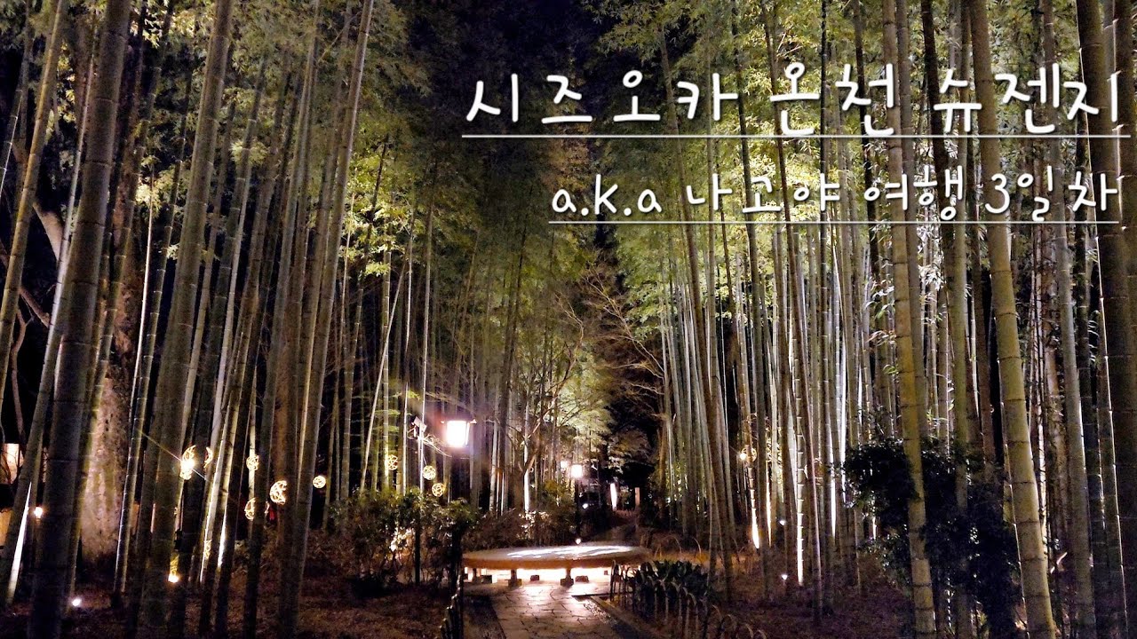시즈오카 온천 료칸 슈젠지 카츠라가와 a.k.a 나고야 여행 3일차