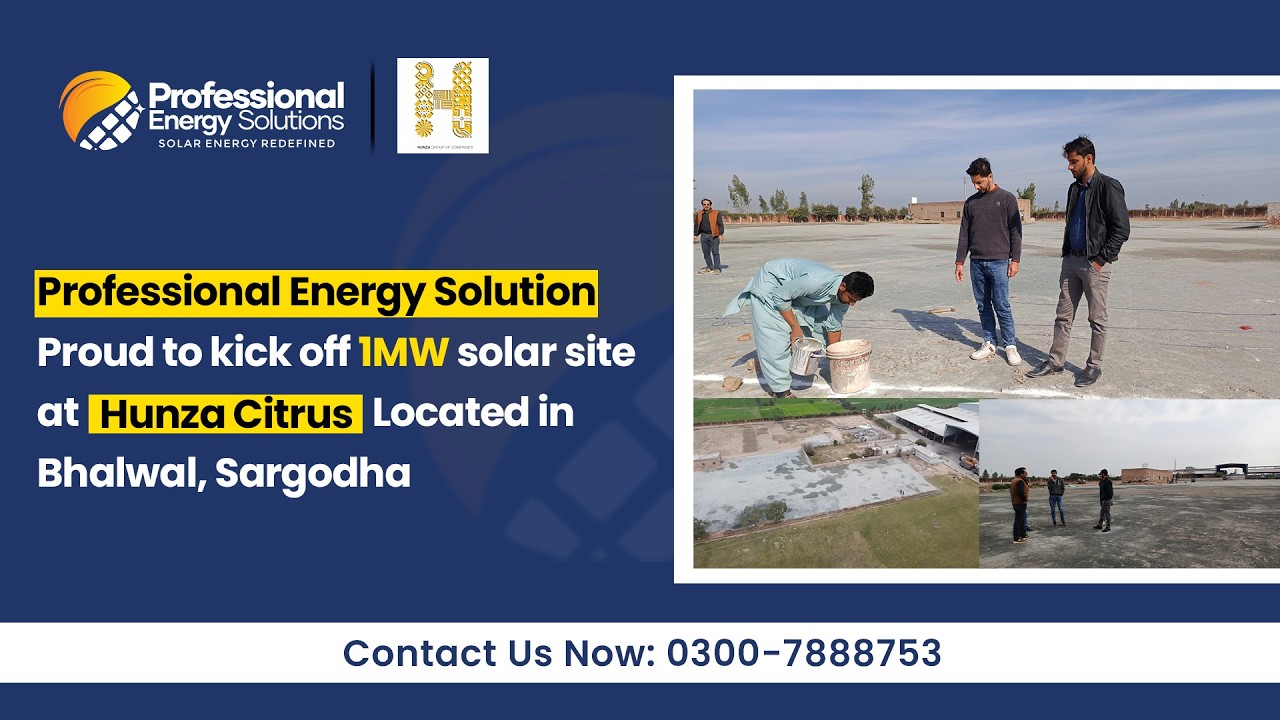 Professional Energy Solutions Hunza Citrus 1MW