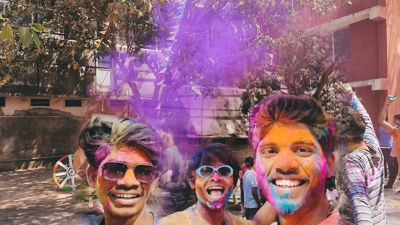 Hostel Mey holi | Khairagarh | IKSVV | #vlog 2 #iksvv