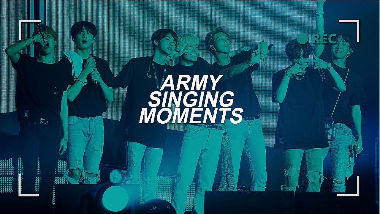 BTS || ARMY singing moments pt 11