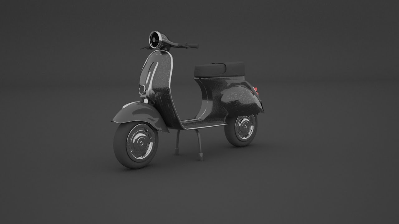 Modeling Vespa 3ds max tutorial part - 1