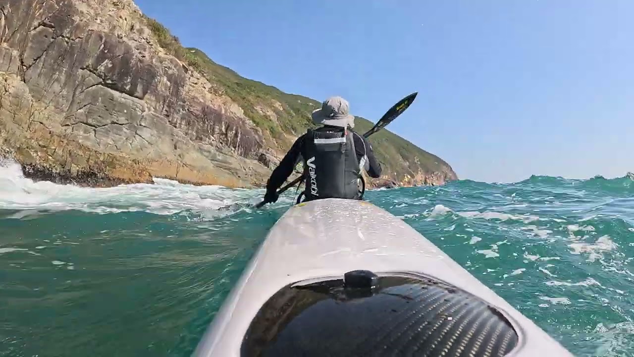 Pristine coast,HongKong,Clear Water Bay.Fenn bluefin surfski,20260202,#ShenghuaYang##Fennbluefin#