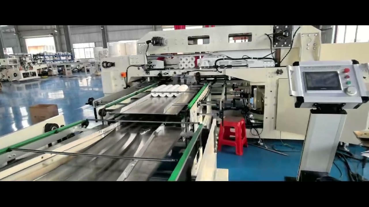 1/2/3/4/6/8/9/12/18/24/30/32 rolls Toilet Paper Wrapping Machine