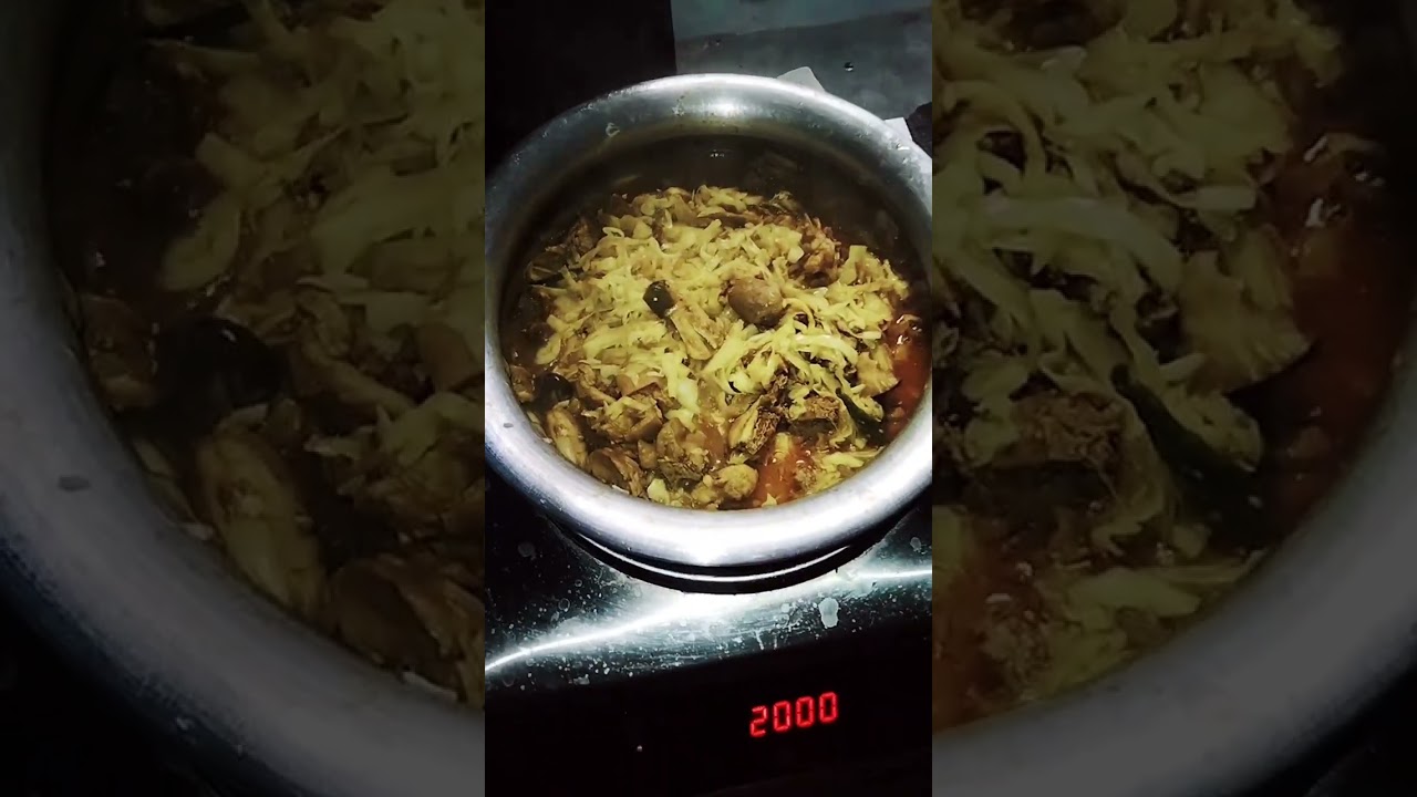 মুরগির হাড় দিয়ে পাতাকপি রান্না করলাম
