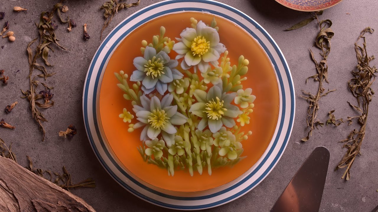 How to craft 3D Jelly Flowers using Single Needle Injection
