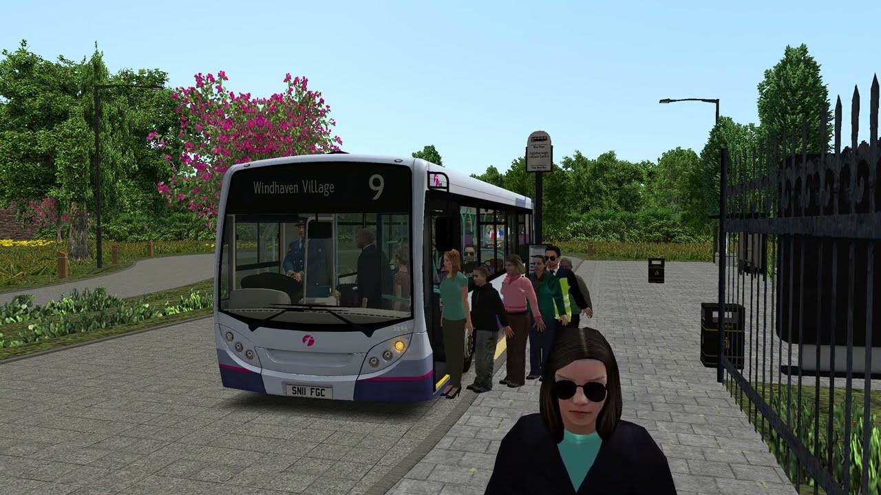OMSI 2 || 9 to Windhaven Village || Enviro 200 || No Commentary || Yorkshire