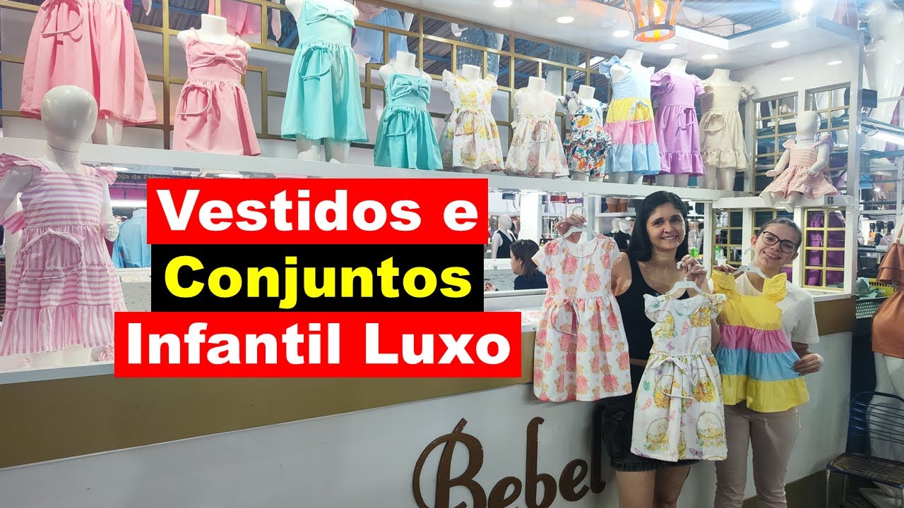 VESTIDOS E CONJUNTOS INFANTIL DE LUXO DIRETO DE FÁBRICA EM SANTA CRUZ DO CAPIBARIBE