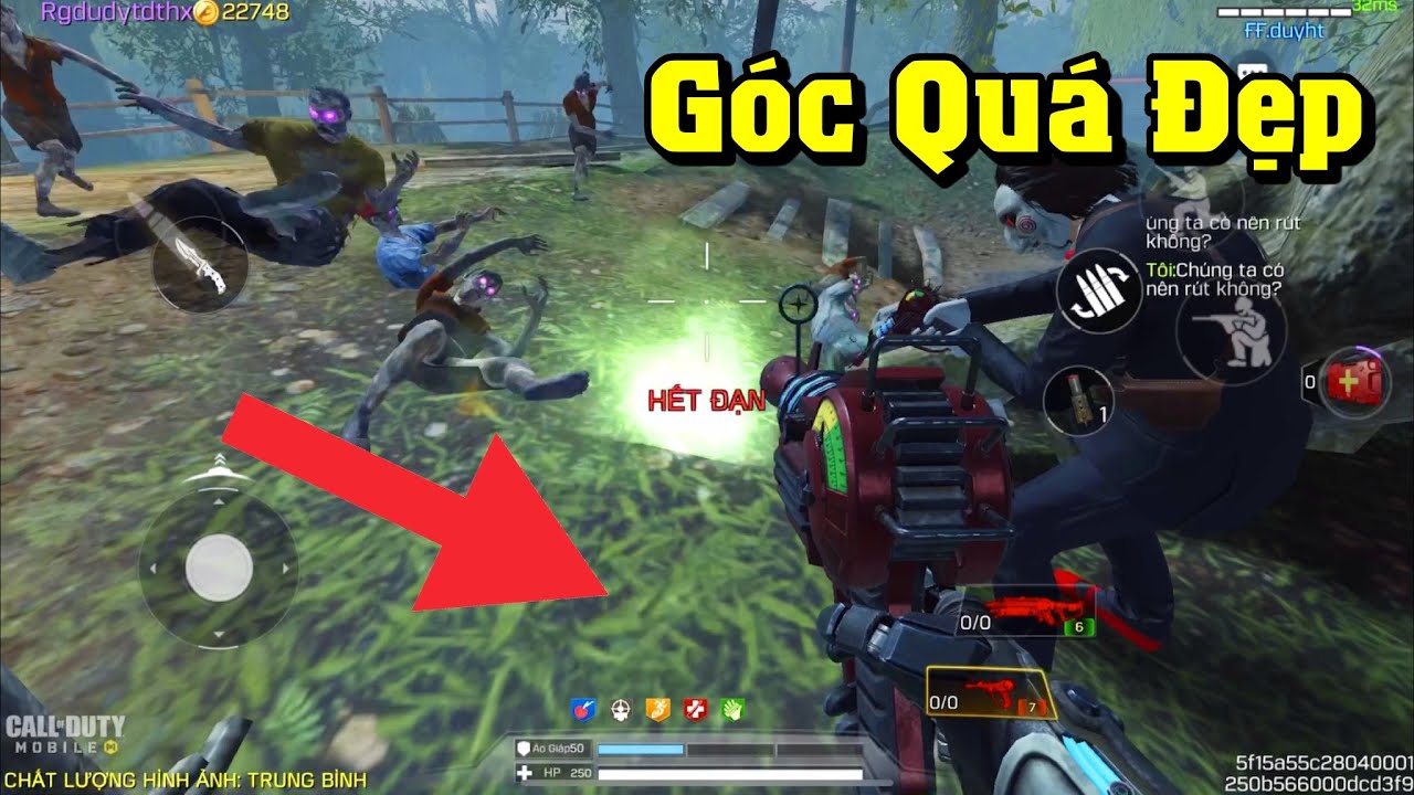 Call Of Duty Mobile : Zombie | 2 Góc Bắn Cực Hay Của Những Người Vượt Qua Round 41 Vô Tận