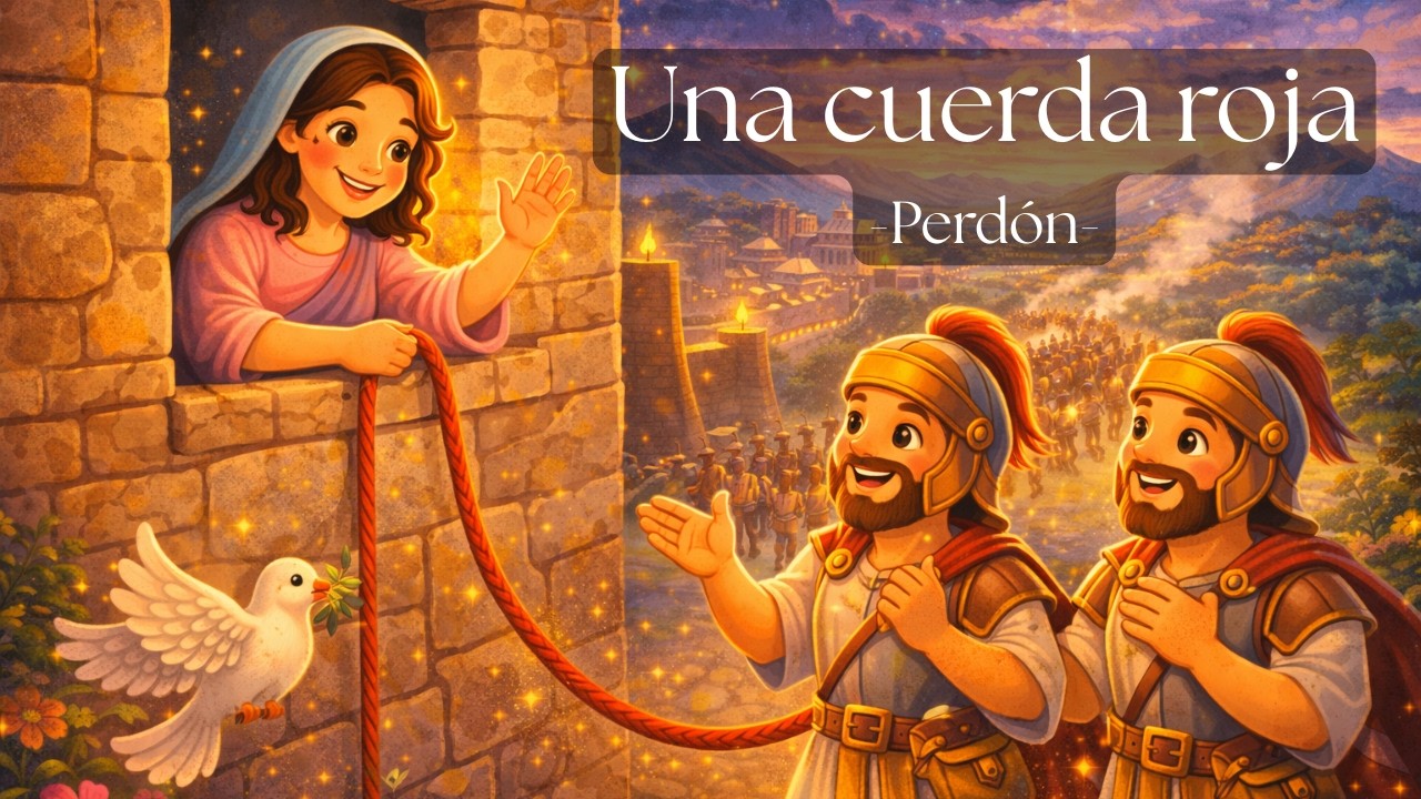 La Cuerda Roja de Rahab | Canción Cristiana para Niños sobre el Perdón