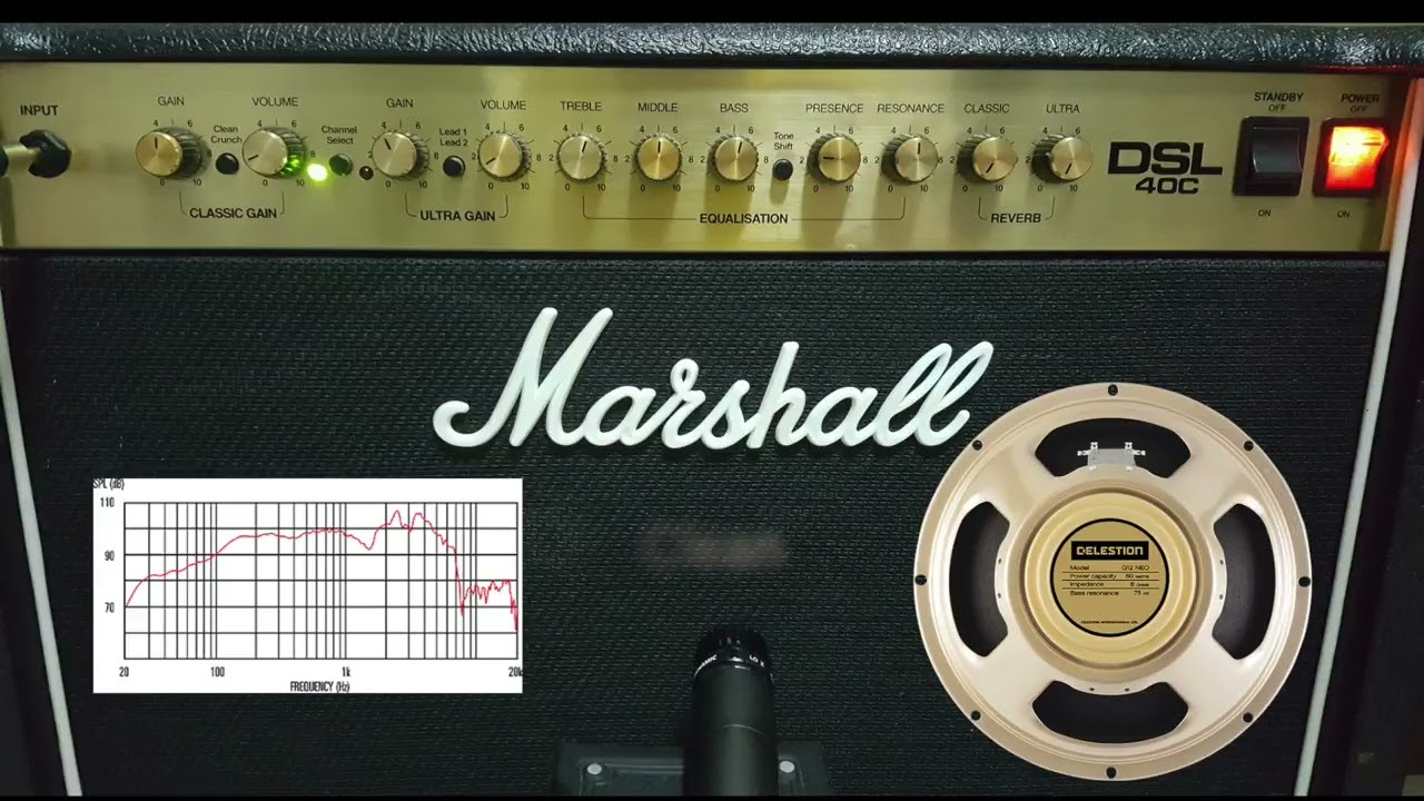 Marshall DSL40C - Speaker Upgrade Celestion Neo Creamback. Valve Upgrade Mullard