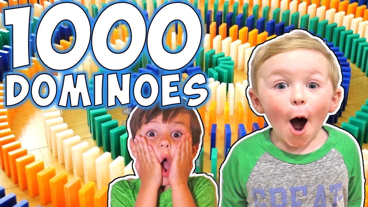 1000 Dominoes Challenge for Kids | DavidsTV