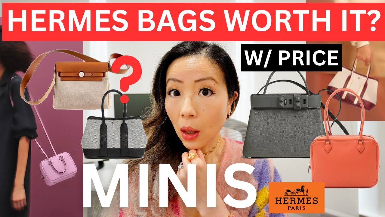 HERMES BAGS WORTH IT? W PRICE | Hermes mini herbag, mini garden party, mini plume ii, medor bag