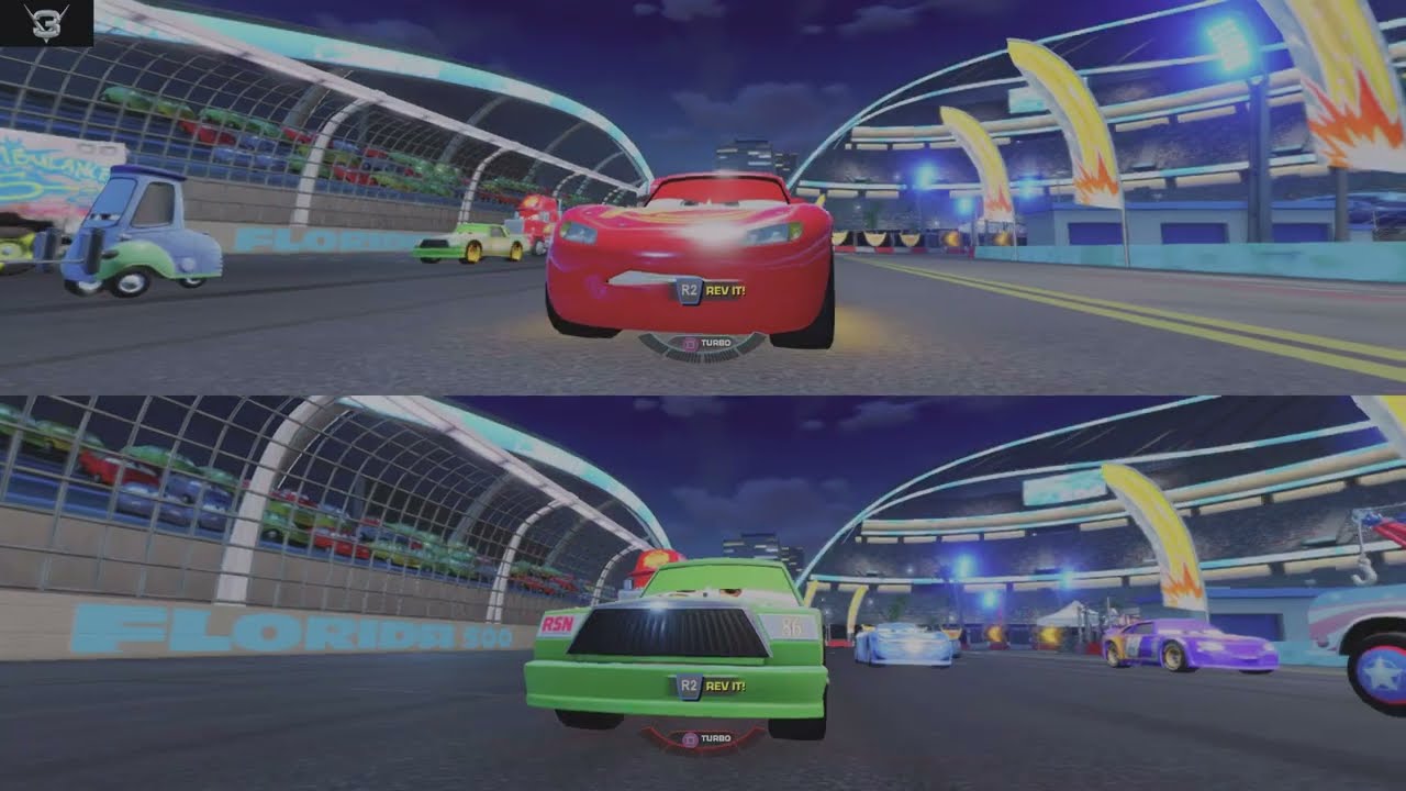 Cars 3: Driven to Win split screen 2 player 