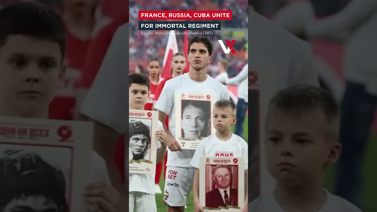 Immortal Regiment Marches Held Across Russia, France, Cuba and Cyprus for Victory Day | VERTEX