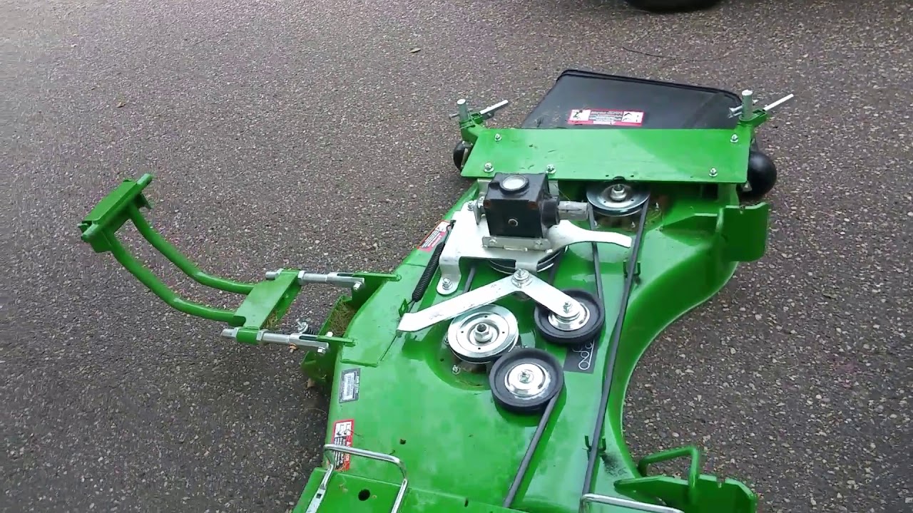 2017 2032R john deere removing and installing auto connect drive over deck