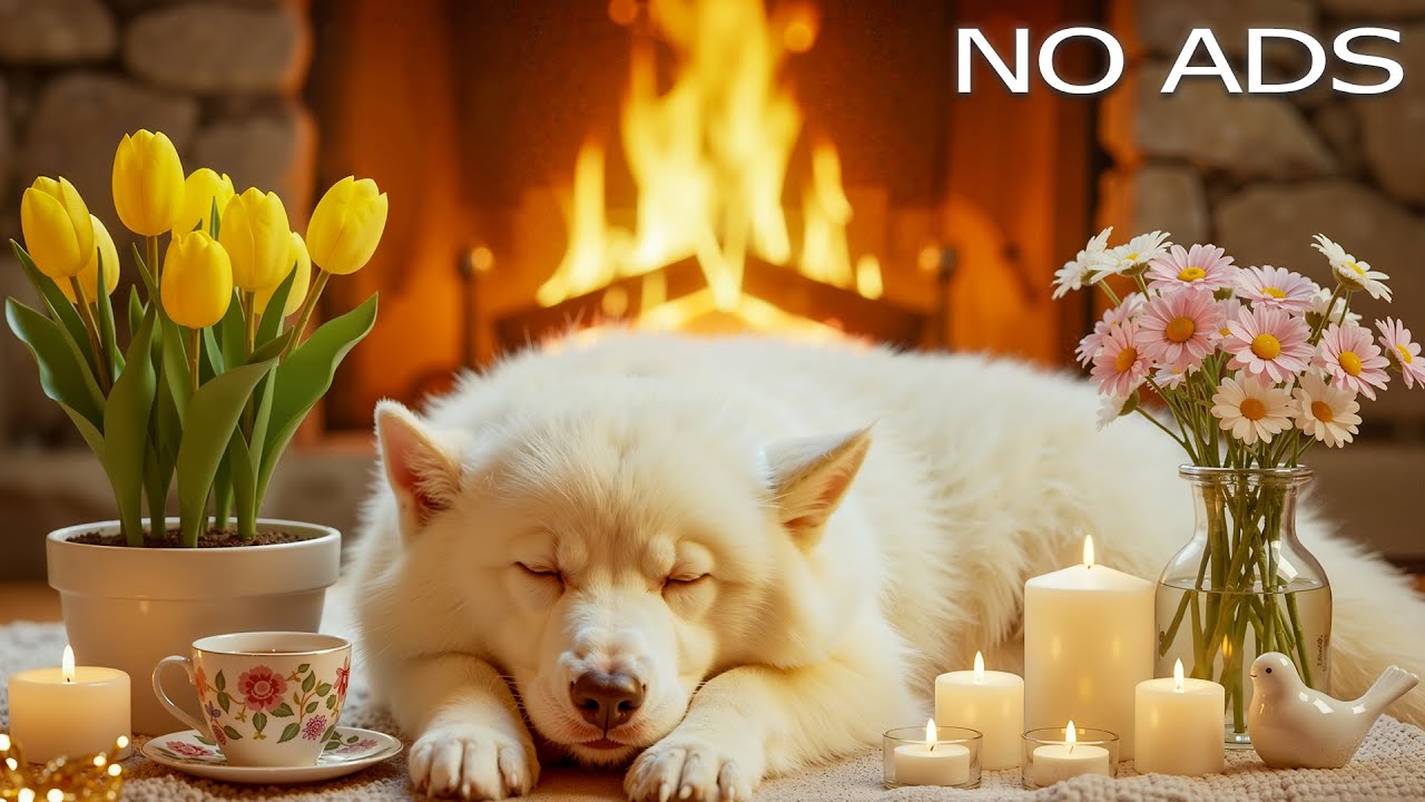 3 Hours of Calming Sleep & Stress Relief 🐶💖 Soothing Sounds for Anxiety Relief 🎶 No Ads