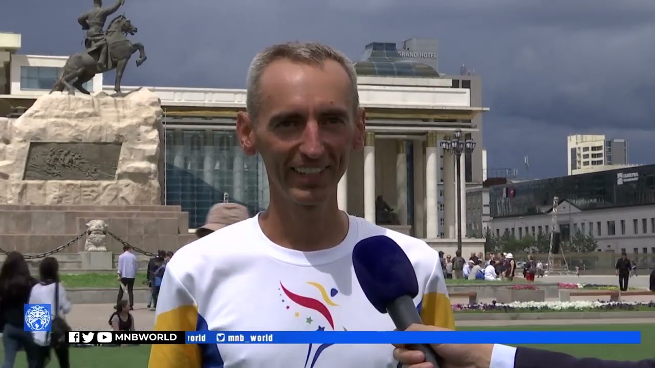 Mongolia Peace Run 2022 Featured on MNB World TV News (English)