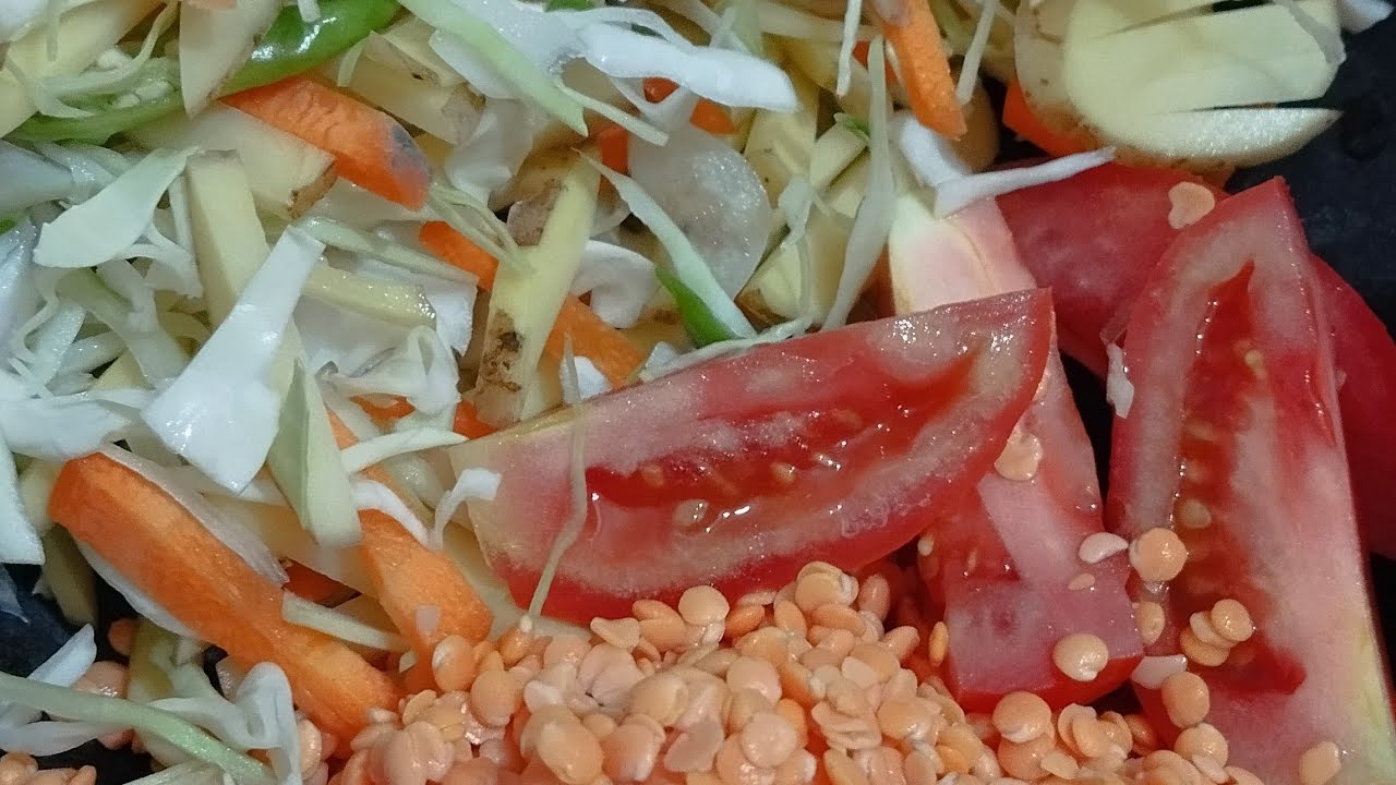 মিক্স সবজি ডাল রান্না রেসিপি। dal sabji ranna recipe. recipes by Lipy cooking world. 