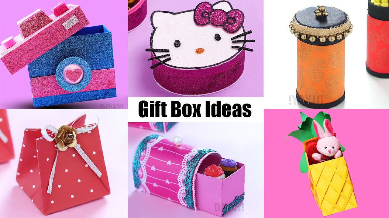6 Easy Gift Ideas | DIY Gift Boxes | Gift Ideas