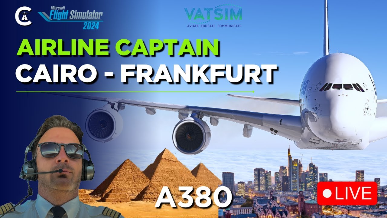 Lerne den A380 zu fliegen wie ein Profi! MSFS 2024 | VATSIM | 2025