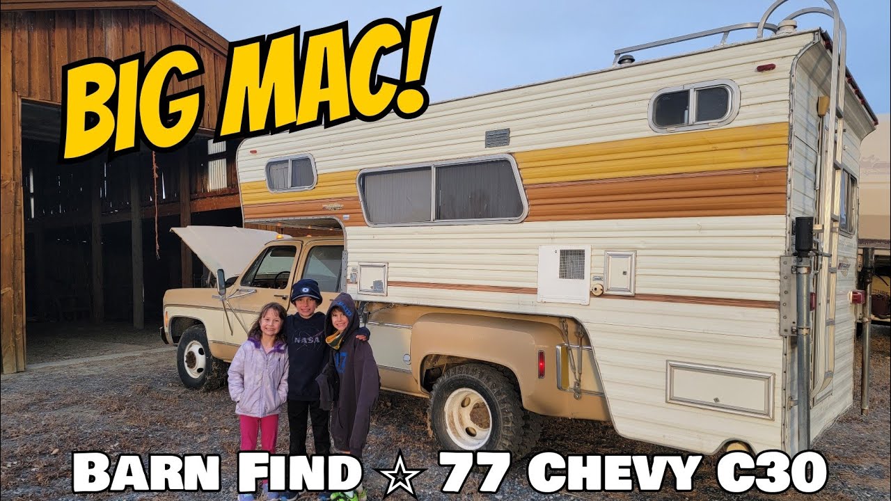 Reviving The Ultimate 70's Camper Truck! 1977 Chevy C30 3+3 Crew Cab Camper Special 