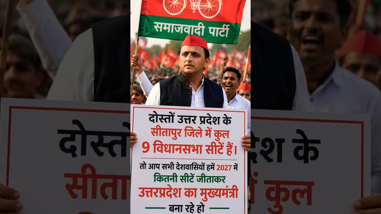 सीतापुर की 9 विधानसभा सीटों में सपा कितनी जीतेगी? 🔥 2027 में मुख्यमंत्री कौन? | #samajwadiparty #सपा