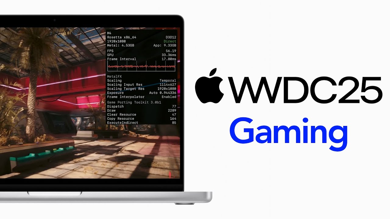 WWDC25 Game Updates - Games App, GPTK 3 & Metal HUD Update!