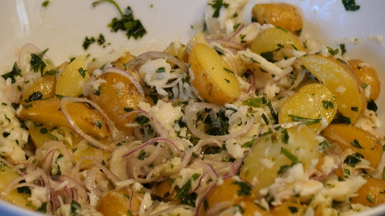 La Salade de morue / pommes de terre
