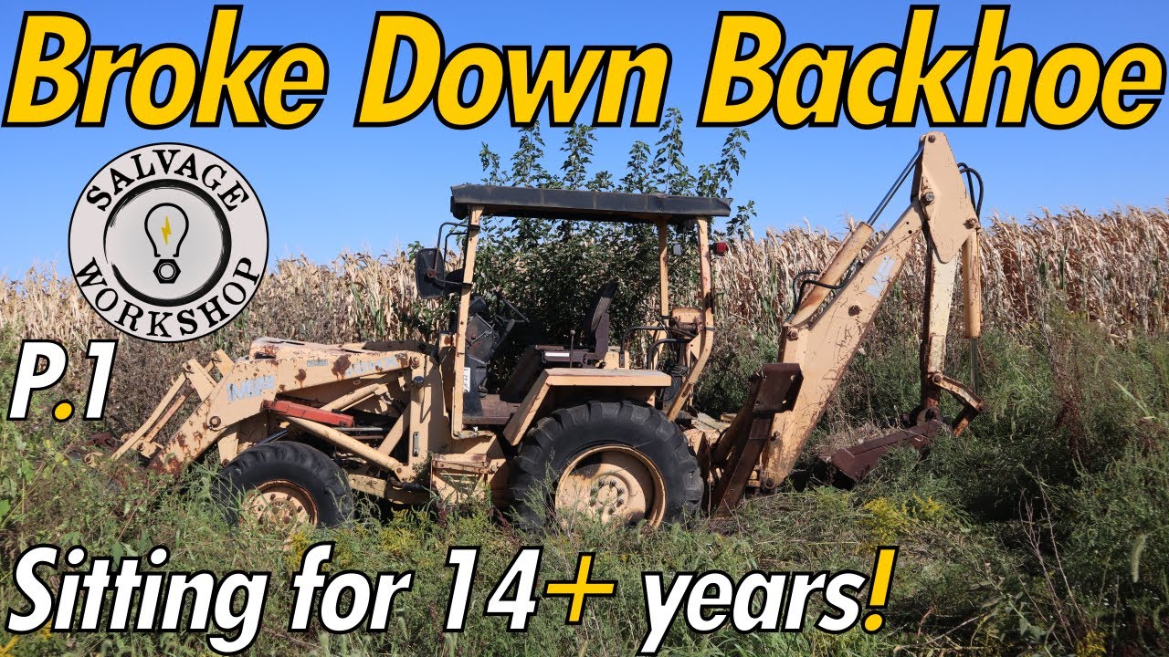 I GAMBLED $600 on this Backhoe, sight UNSEEN?? Was the MF WORTH it?!? ~ Broke Down Backhoe ~ Part 1