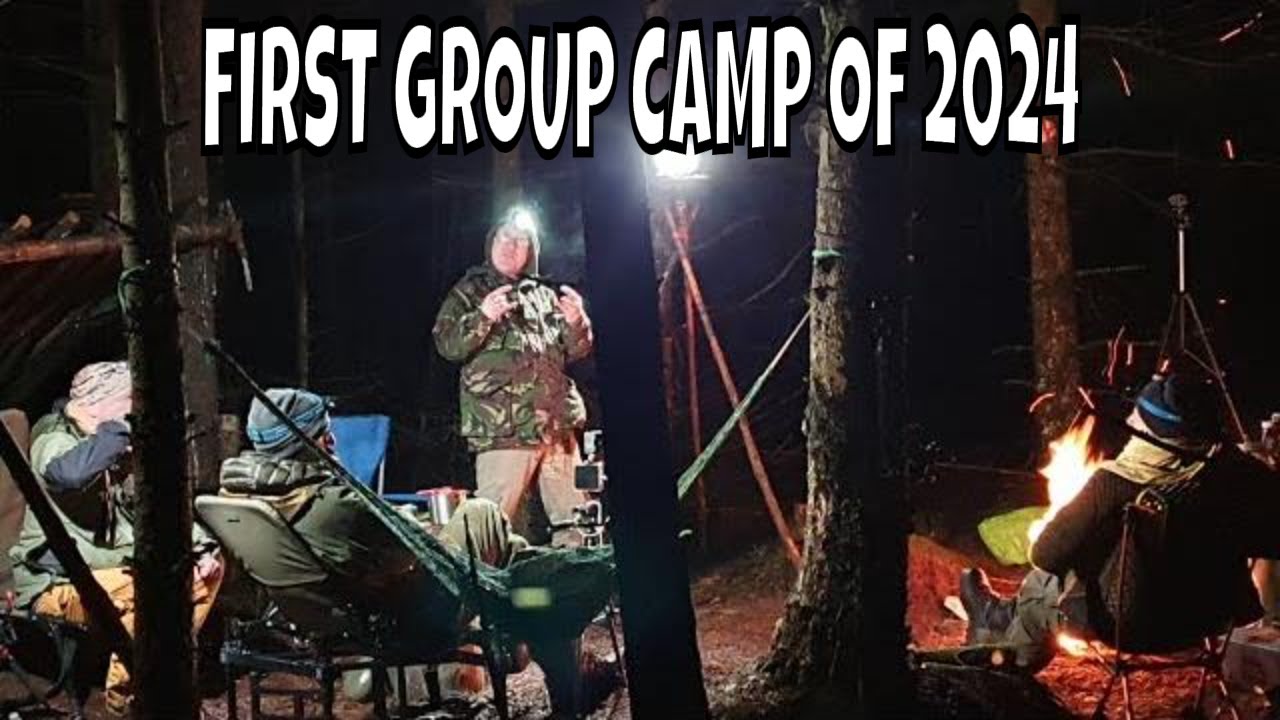 Uk Winter Hammock Camp With Youtubers In Northumberland Forest