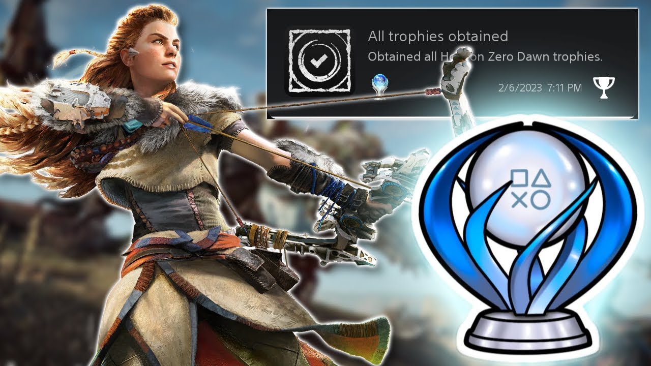 El Trofeo de PLATINO de Horizon Zero Dawn es MARAVILLOSO