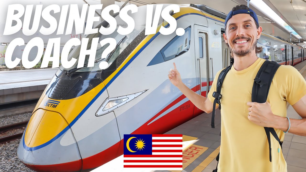 WORTH IT??? $40 BUSINESS CLASS TRAIN FROM KUALA LUMPUR TO PENANG 🇲🇾