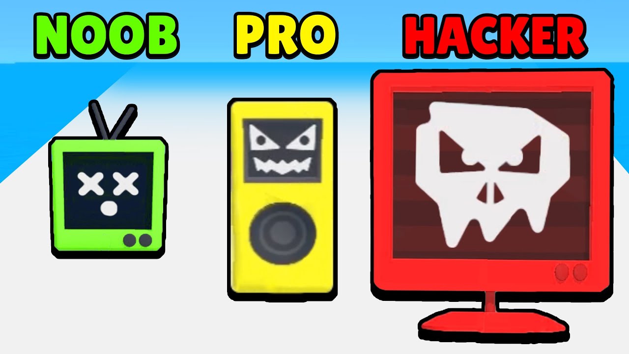 🤢 NOOB vs 😎 PRO vs 😈 HACKER - TV Invasion | Download Play-App Store APK